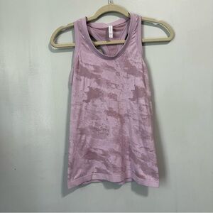 Athleta Momentum Seamless Tank Pink Camo Size Small